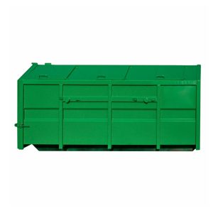Metalowy pojemnik na odpady KP7 zamknięte 1000x1000