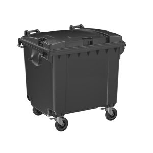 Pojemnik na odpady 1100L czarny SSI Schafer 1000x1000