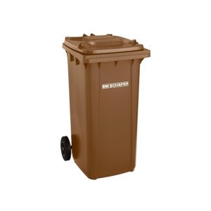 Pojemnik na odpady 240L brązowy SSI SCHAFER 1000x1000
